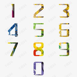 多彩花紋卡通數字素材 千庫網免費下載，點亮動漫設計靈感